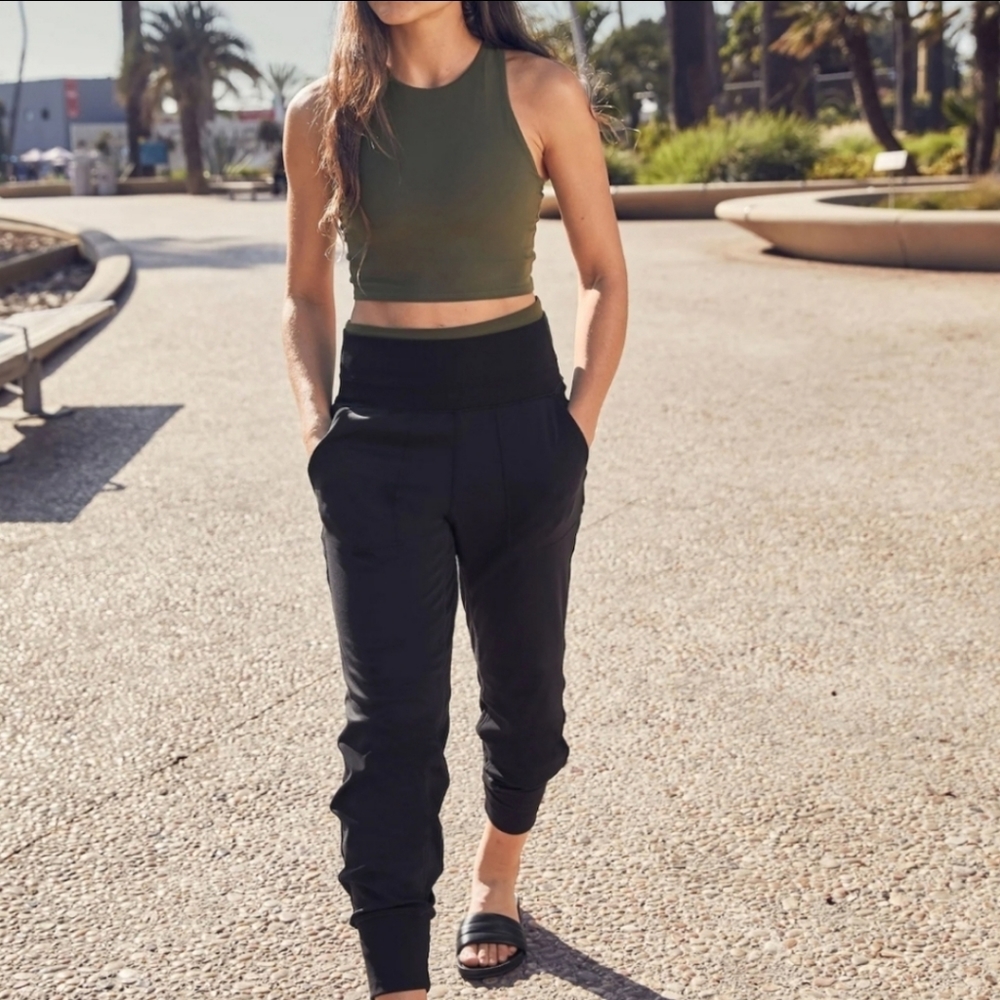 ATHLETA Large Venice Jogger Black